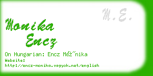 monika encz business card